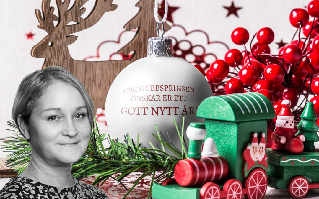 Jordgubbsprinsen önskar gott nytt år
