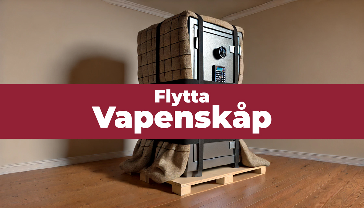 Flytta vapenskåp