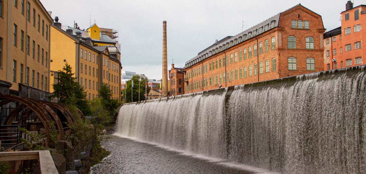 Vattenfallet i Industrilandskapet.Foto: Norrköpings kommun